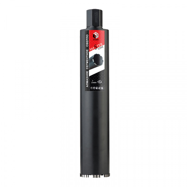 Сверло алмазное сегментное САМС 51x400х5x1,1/4UNC Master Line DIAM