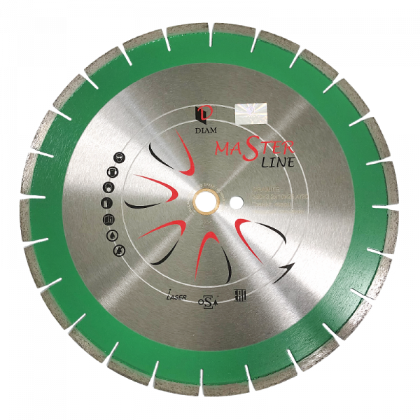 Круг сегментный алмазный гранит Master Line 450*3,6*10*25,4/20 DIAM