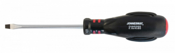 Отвертка стержневая шлицевая HERCULES SL4х80 мм D03S480 Jonnesway